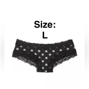 Victoria’s Secret THE LACIE
Lace-Waist Cotton Cheeky Panty - NEW